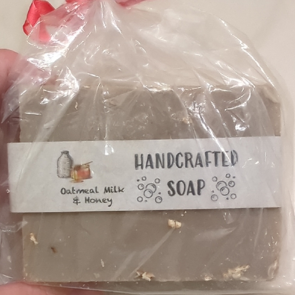 Handcrafted Oatmeal Milk & Honey Soap